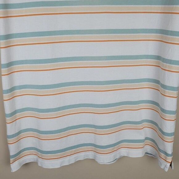 Radmor Baty Stripe Pima Cotton Short Sleeve Polo Pimaformance Multicolor Size XL - Picture 5 of 12